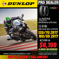 DUNLOP SPORTMAX GPR- 300 180/55 ZR17 (73W) Y 120/70 ZR17 (58W)