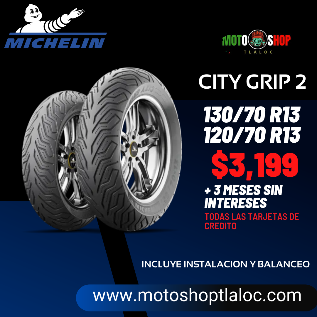MICHELIN CITY GRIP 2 120/70 R13 Y 130/70 R13