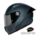 CASCO INTEGRAL AXXIS FENIX SOLID GRIS BRILLOSO