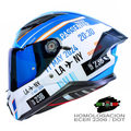 CASCO INTEGRAL AXXIS PANTHER PASSENGER A7 AZUL MATE