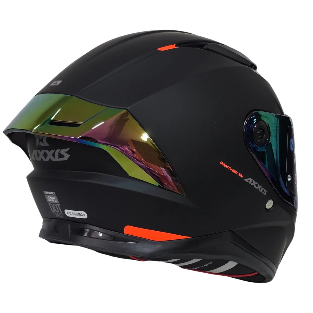 CASCO INTEGRAL AXXIS PANTHER SOLID NEGRO MATE