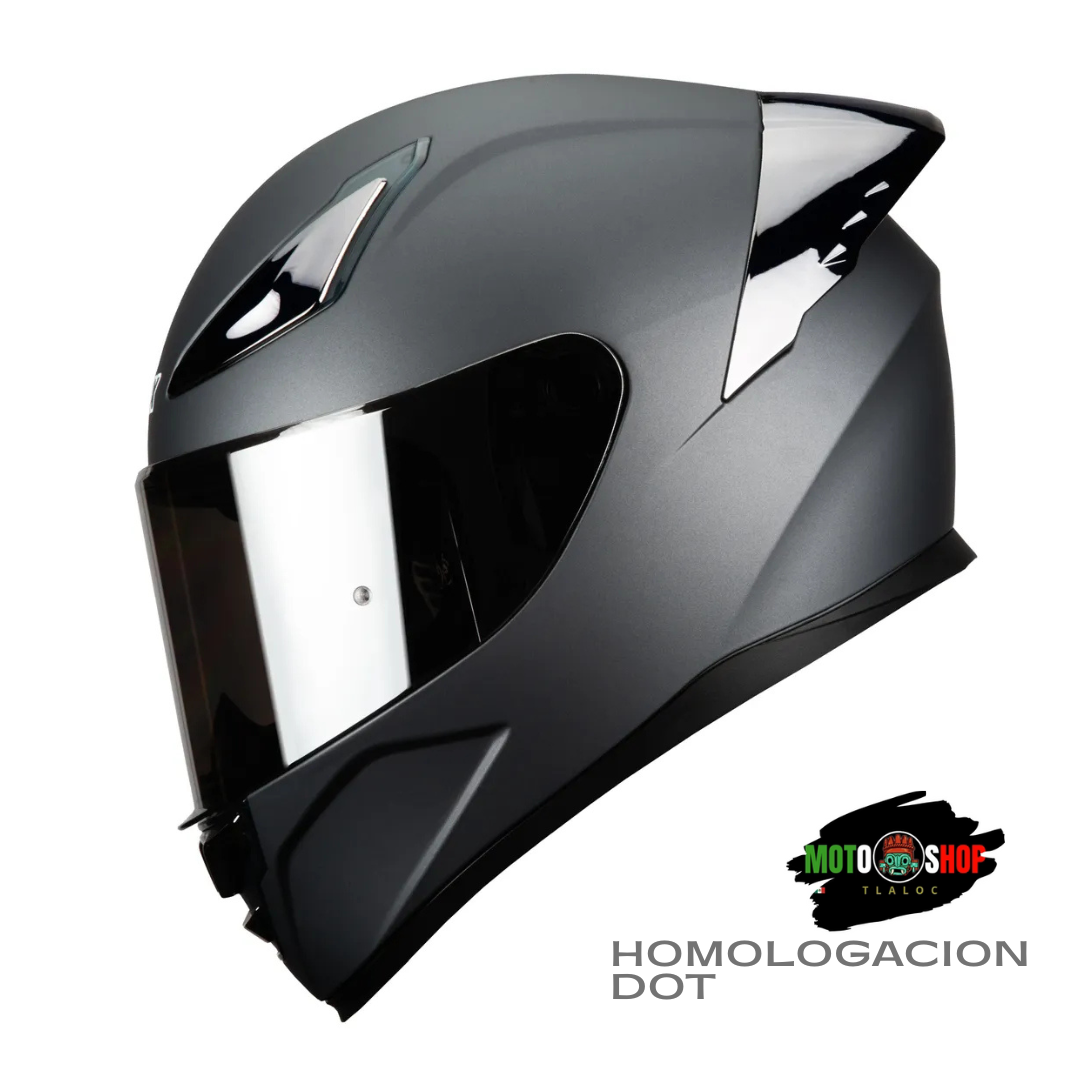 CASCO INTEGRAL HAX ONIX SOLID GRIS MATE