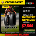 DUNLOP SPORTMAX Q5A 180/55 ZR17 Y 120/70 ZR17