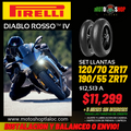 PIRELLI DIABLO ROSSO™ IV 190/55 ZR17 Y 120/70 ZR17