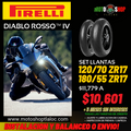 PIRELLI DIABLO ROSSO™ IV 180/55 ZR17 Y 120/70 ZR17