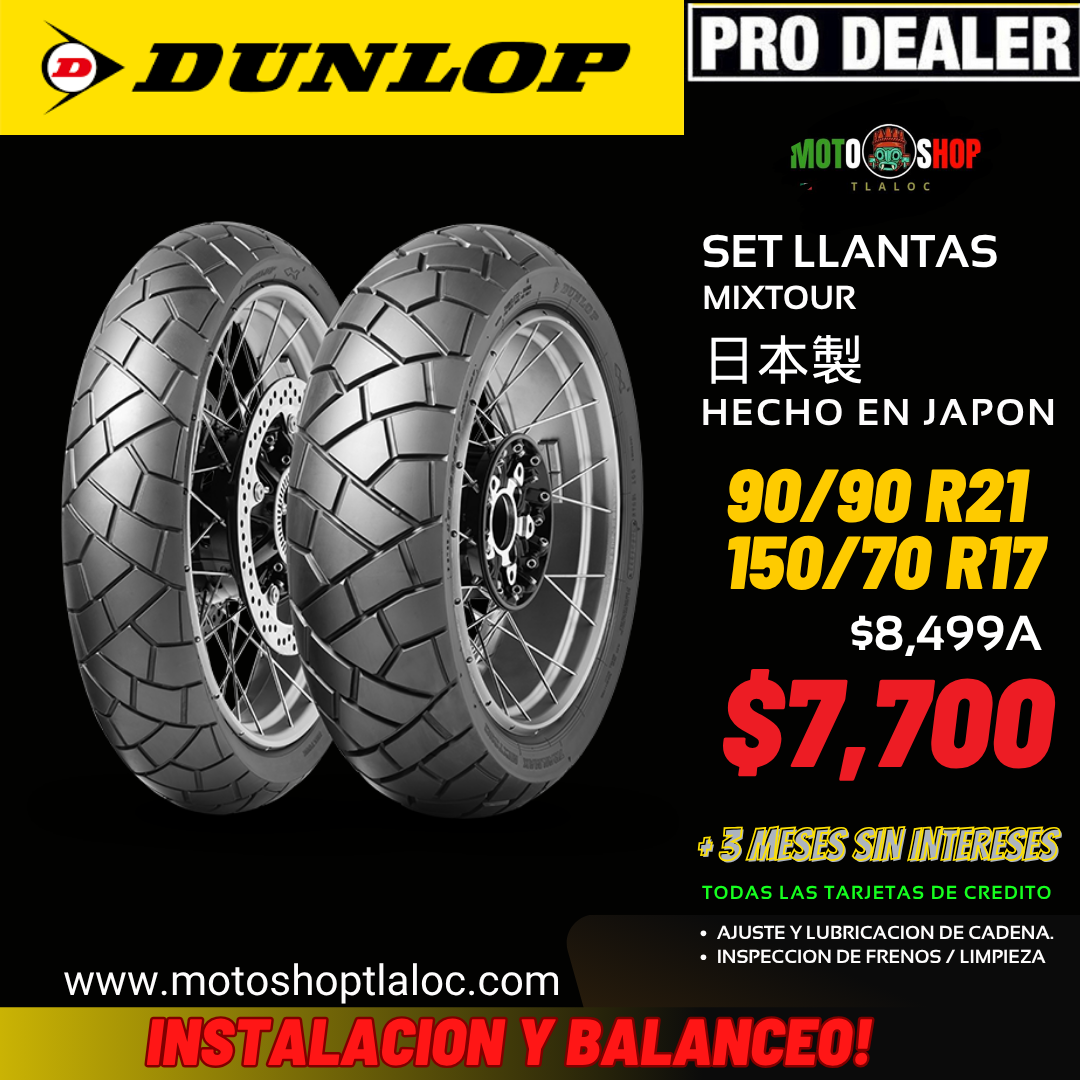DUNLOP TRAILMAX MIXTOUR 90/90 R21 Y 150/70 R17