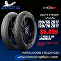 MICHELIN PILOT STREET RADIAL 180/550 ZR17 Y 120/70 ZR17