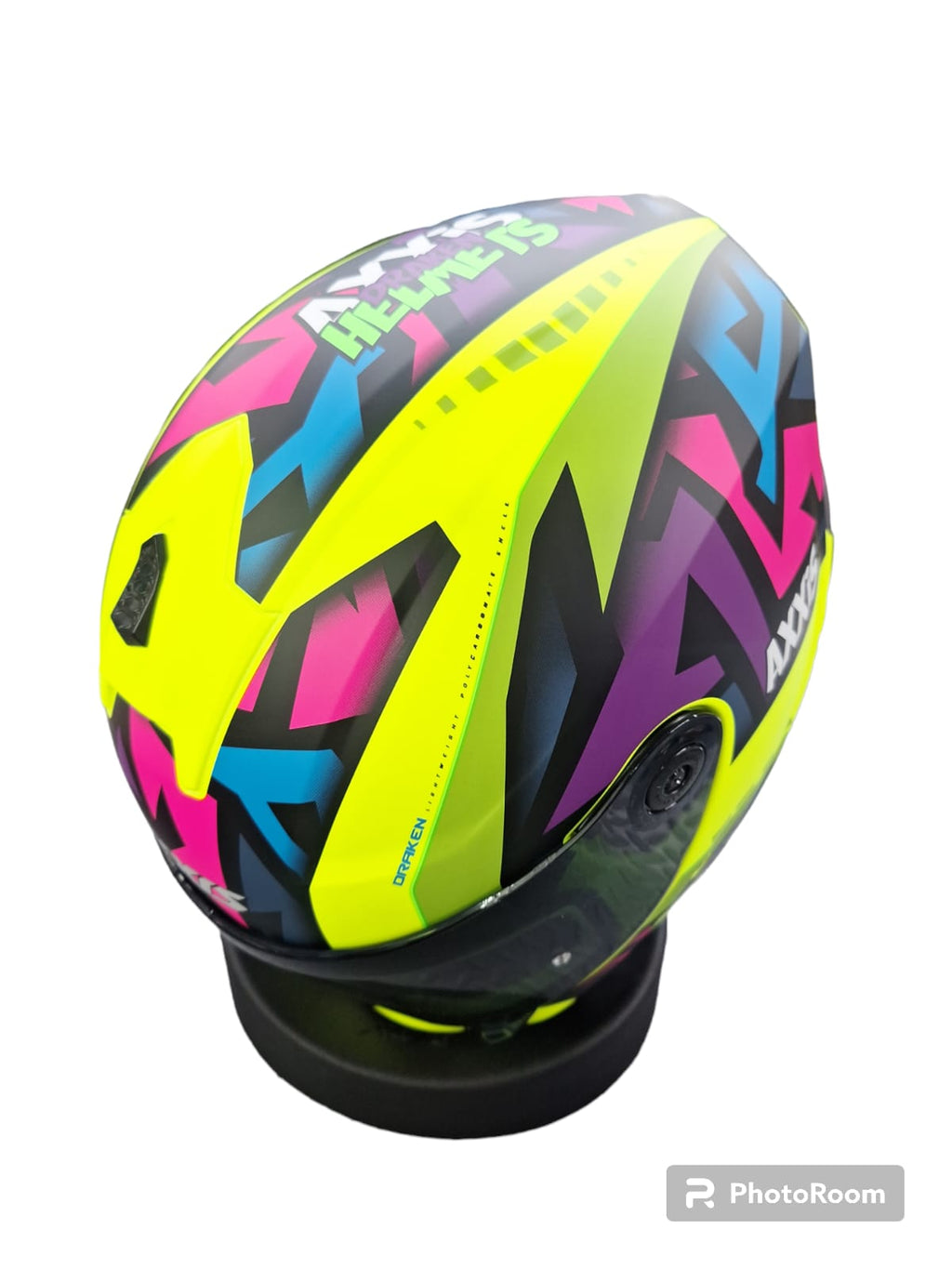 CASCO INTEGRAL AXXIS JOLLI AMARILLO FLUOR
