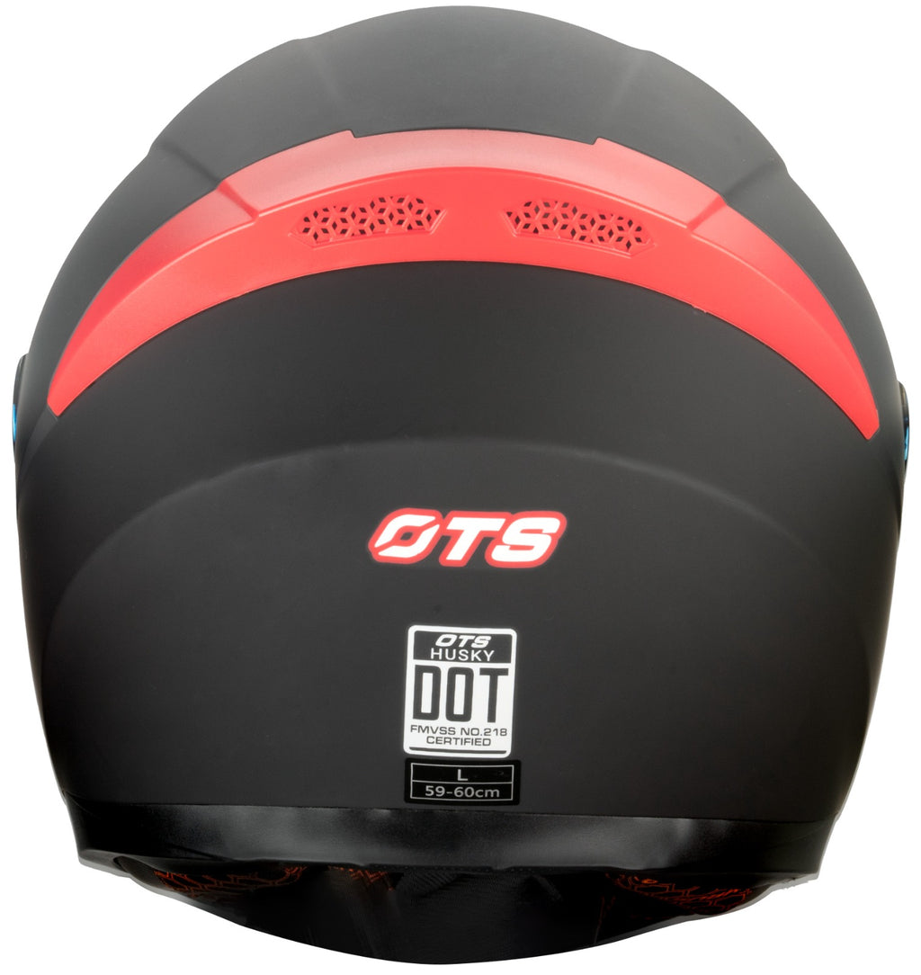 CASCO INTEGRAL OTS  HUSKY NEGRO SOLID MATE