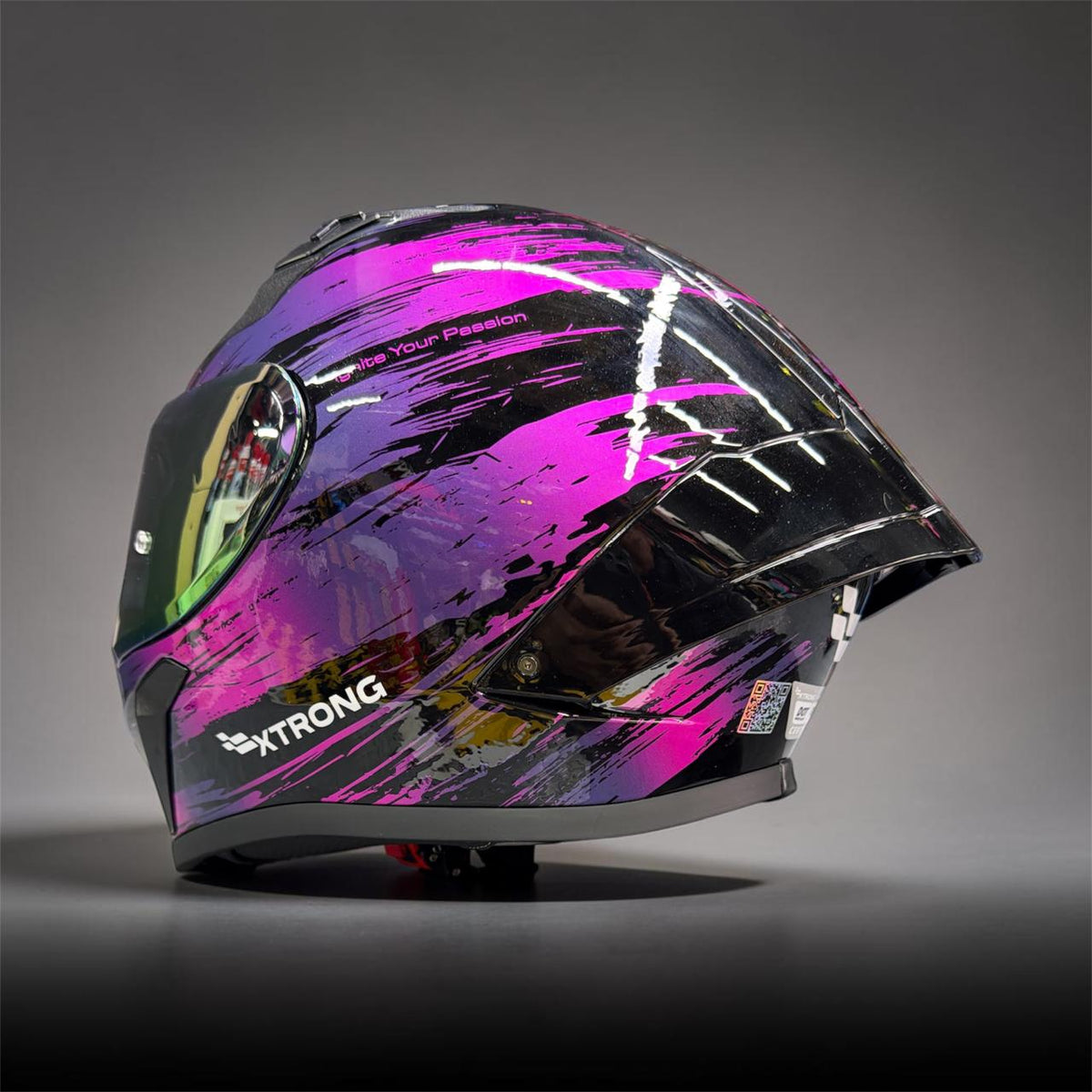 CASCO XTRONG XTR-RANGER MORADO CANDY BRILLOSO