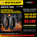 LLANTAS DUNLOP ARROWMAX GT601 140/70 R17 Y 110/70 R17